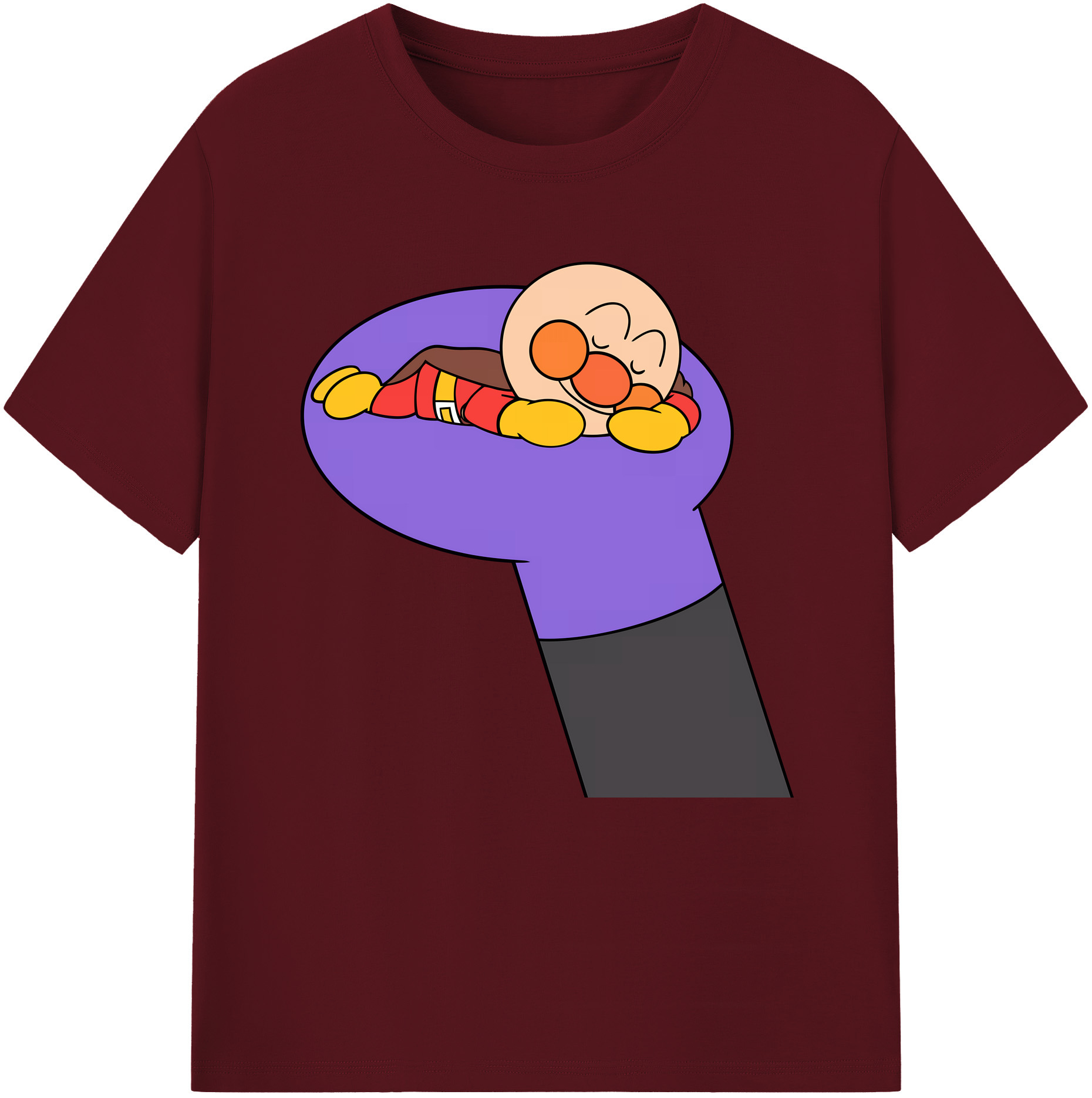 （画像用） アンパンマン Anpanman 綿100％半袖Tシャツ（フロントプリント）